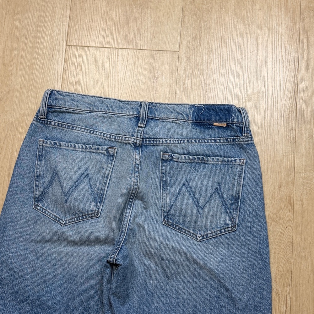 MOTHER The Dodger Skimp High Waist Cuffed Hem Wide Leg Jeans, SIZE 29 - Picture 13 of 13